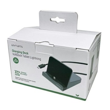 Док-станция 4smarts для планшетов VoltDock Lightning 20W Gunmetal 462267