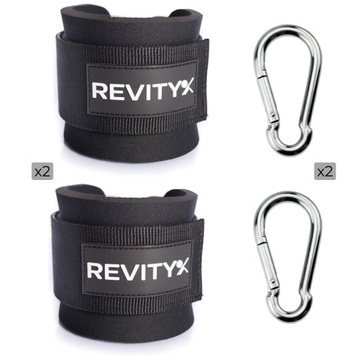 UCHWYTY OPASKI NA KOSTKI DO WYCIĄGU DO TRENINGU NÓG I POŚLADKÓW 2 SZT.