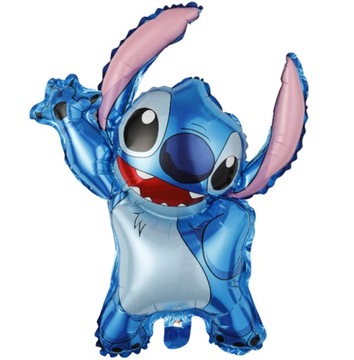 Balon foliowy Lilo & STITCH 77cm duży niebieski urodziny dekoracja hel XXL