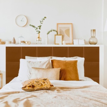 Мягкие стеновые панели 50х50 МЕДОВЫЙ КВАДРАТ Мягкий толстый бархат