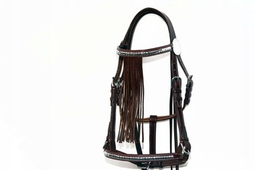 ИСПАНСКАЯ КОЖАНАЯ УЗДЕЧКА + РАЗМЕР ПОРОЖЕЙ. Полный