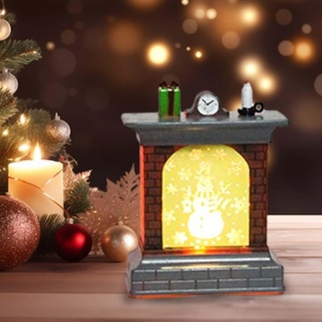 Зажгите рождественский камин, реквизит для фото, рождественский декор для камина, снеговик