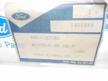 LIŠTA TĚSNĚNÍ OKNO LEVÝ ZADNÍ FORD ESCORT 95-01 OE 7400688
