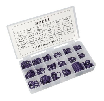 Комплект сменных уплотнительных колец Magneti Marelli фиолетового цвета для кондиционера, 256 шт.