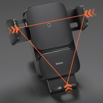 Автомобильный держатель телефона с индуктивной зарядкой 15 Вт Baseus для платы