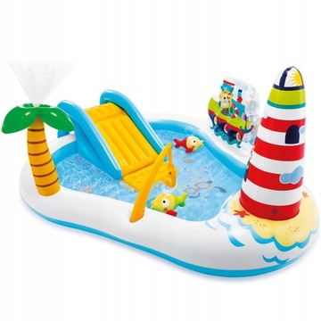 Plac zabaw dla dzieci dmuchany statek Intex 57162 wędkarz