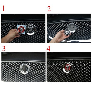 MASKA ZNAK ZNAKY PŘEDNÍ VOZIDLA LOGO JAGUAR 10-15 XJ XJL 7.2CM
