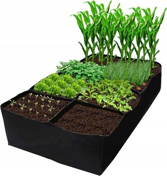 WOREK TORBA DONICZKA DO SADZENIA ZIEMNIAKÓW WARZYW 182 cm x 91 x 30 cm filc