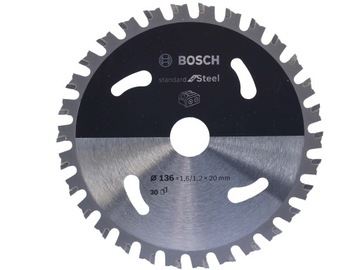 BOSCH tarcza do stali 136x20x1,6 Z30 do aku
