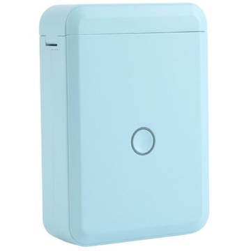 Синий мини-термопринтер этикеток Niimbot D110 с приложением