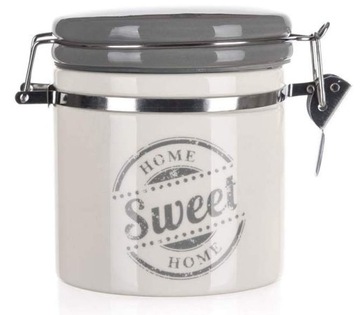CERAMICZNY pojemnik z klipsem żywność HOME 450ml