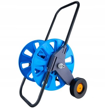 Stojak Wózek NA Wąż Ogrodowy Podlewanie Mocny Odporny Zwijacz Bęben 50m