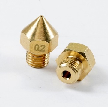 Сопло принтера MK8 — 1,5 мм/6 мм, нить 1,75 мм.