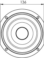 Сабвуфер Wavecor WF152BD08 15см 8 Ом