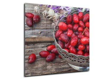 płytki ścienne hartowane kuchnia 60x60 owoce