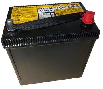 YUASA HJ-S34B20L AGM 12V 35Ah 272A TOYOTA PRIUS HYBRID