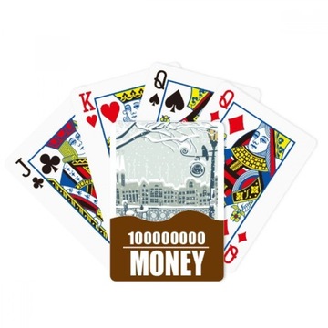 poker Bird karty Śnieżne City Drzewo ręczna