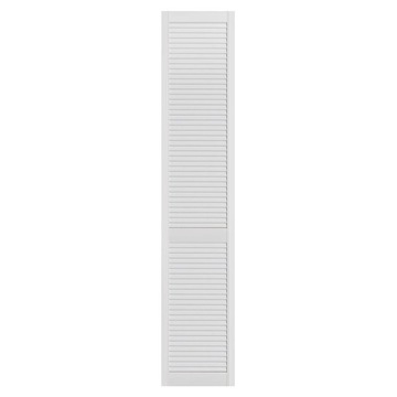 Drzwiczki ażurowe 39,4x201,3 cm białe lakierowane