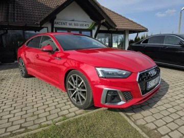 Audi A5 F5 Coupe Facelifting 2.0 40 TDI 204KM 2021 Audi A5 Sportback Quattro + S-Line + tylko 32770