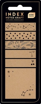 Zakładki indeksujące samoprzylepne Interdruk KRAFT NOTE 120K ECO galaxy