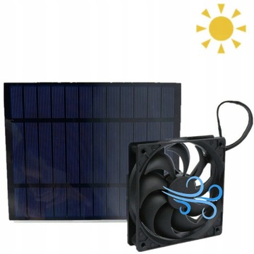 10W PANEL SOLARNY FOTOWOLTAICZNE WENTYLATOR