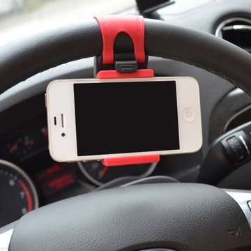 UCHWYT DO TELEFONÓW SMARTONÓW NA KIEROWNICĘ iPhone