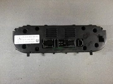 2049000915 PANEL KLIMATIZACE MERCEDES W204