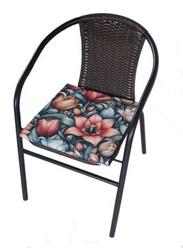 Poduszka na krzesło ogrodowe TIP 40x40 cm wyjmowany wkład ZOE - Promocja