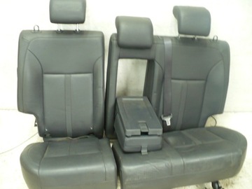 RENAULT KOLEOS I POHOVKA ZADNÍ KŮŽE KOŽENÁ ČERNÁ