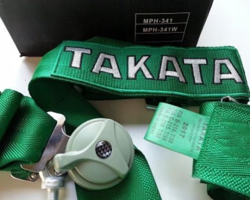 Ремни TAKATA, длина 3 дюйма, 4 точки, FIA 2026
