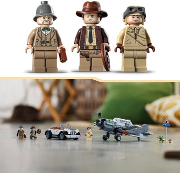 LEGO: Погоня на истребителе Индианы Джонса 77012