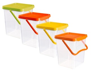 Kwadratowy pojemnik “Clean BOX“ 9,7 l PLAFOR