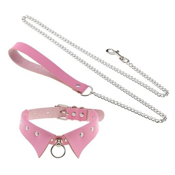 Punk Collar Choker Naszyjnik z łańcuszkiem