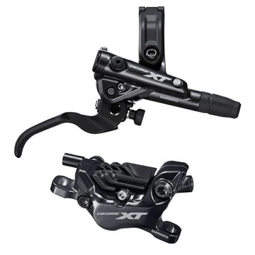 Hamulec tarczowy Shimano XT tył XT BR-M8120 okł. Metaliczny z radiatorem