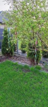 Спирали отпугивающие птиц СВЕТООТРАЖАЮЩИЕ стержни 6 шт.