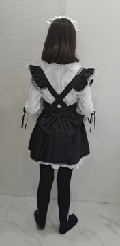 Przebranie Strój Pokojówki w Stylu Cosplay Lolita Manga Anime - L