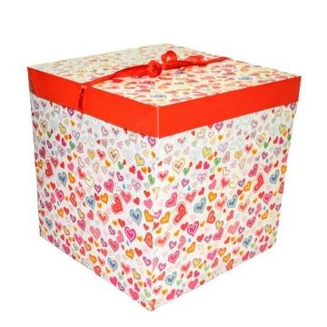 PUDEŁKO PREZENTOWE 22X22 CM 4 WZORY