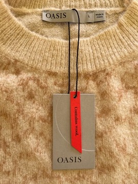 Sweter damski OASIS beżowy L