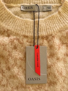 Sweter damski OASIS beżowy S