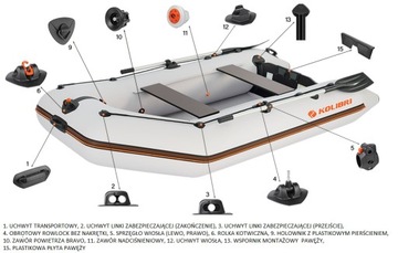 ТУРИСТИЧЕСКИЙ РЫБАЛОЧНЫЙ ПУНТОН КОЛИБРИ KM-330DSL