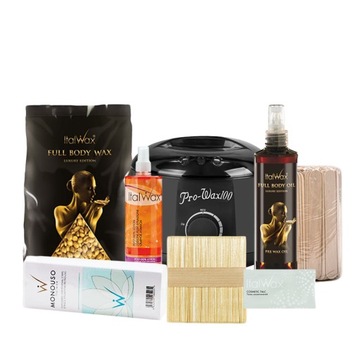 Zestaw Full Body 8x ItalWax Depilacja wosk twardy