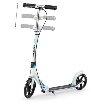 Самокат SOKE CITY белый Синий