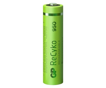 4 x GP Recyko New R03/AAA серии 1000, 1,2 В, Ni-MH, ОТСУТСТВУЮЩИЕ