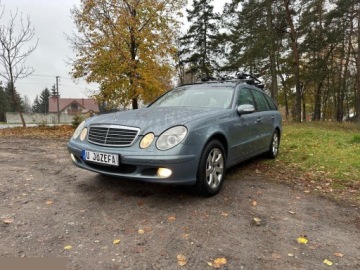 Mercedes Klasa E W211 Kombi S211 1.8 (200 Kompressor) 163KM 2004 Mercedes Klasa E 200 Kompressor Automatik Classic1.8 benz 163KM 2004r