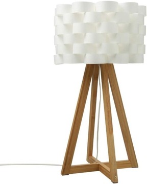 NOCNA LAMPA LAMPKA BAMBUSOWA STOJĄCA BOHO DUŻA NATURALNA DO SYPIALNI SALONU