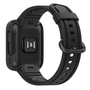 РЕМЕНЬ С ЧЕХОЛОМ ДЛЯ XIAOMI MI WATCH LITE ЧЕРНЫЙ