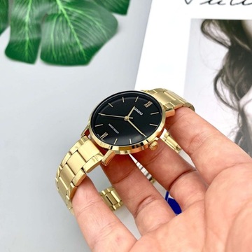 ЧАСЫ CASIO ЖЕНСКИЕ LTP-VT01G-1B (zd613d) + КОРОБКА