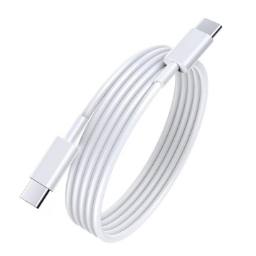 SZYBKI KABEL USB-C-USB-C MOCNY PRZEWÓD DO TELEFONU KOMPUTERA 100W 150cm PD