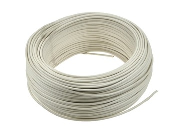 Przewód Kabel instalacyjny LGY 0,5mm biały 100