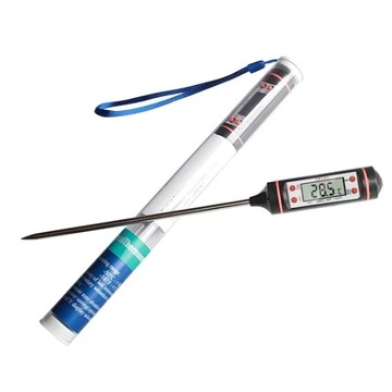 ЦИФРОВОЙ КУХОННЫЙ ТЕРМОМЕТР ДЛЯ МЯСА, ВИНА, ЖК-ЗОНД